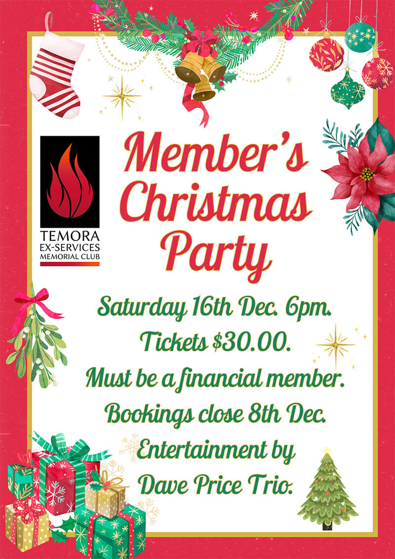 Members Christmas Party